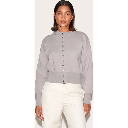 Cardigan en maille compacte à boutons | Taille XS - PrettyLittleThing - Modalova