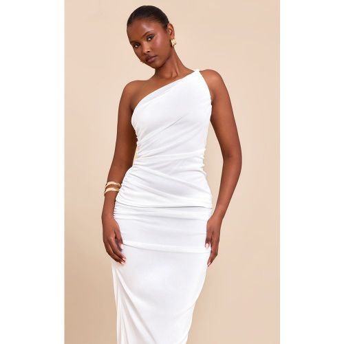 Top long asymétrique en mesh - PrettyLittleThing - Modalova
