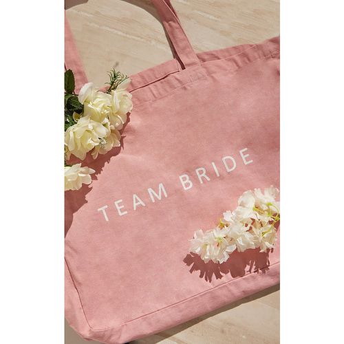 Tote bag en toile à slogan Team Bride - PrettyLittleThing - Modalova