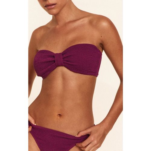 Haut de maillot de bain bandeau crêpé noué devant - PrettyLittleThing - Modalova