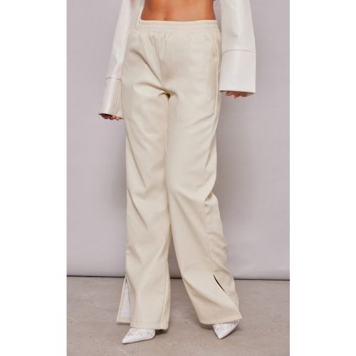 Pantalon droit à taille élastique - PrettyLittleThing - Modalova