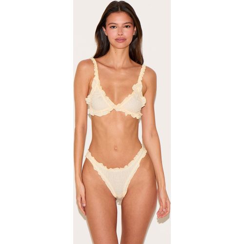 Ensemble de lingerie tissé à volants - PrettyLittleThing - Modalova