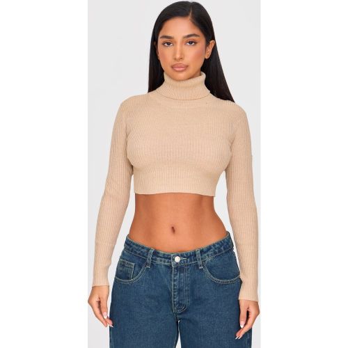 Petite Pull col roulé basique en maille | Taille Large - PrettyLittleThing - Modalova