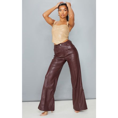 Pantalon large détail coutures - PrettyLittleThing - Modalova