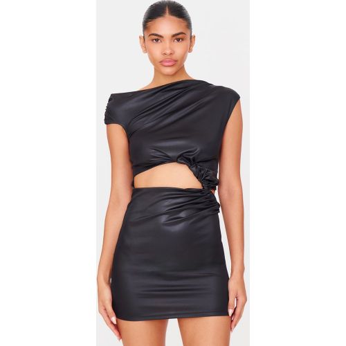 Mini robe effet aluminium à découpe et torsade - PrettyLittleThing - Modalova