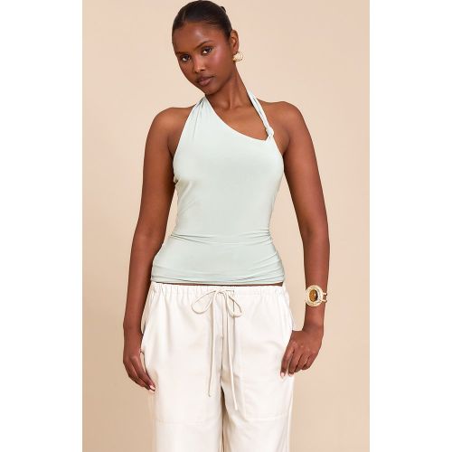 Top moulant à dos nu et détail noué - PrettyLittleThing - Modalova