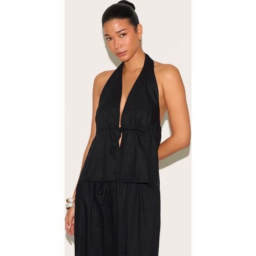 Top long effet lin à taille nouée - PrettyLittleThing - Modalova