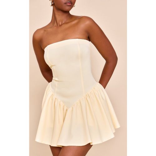 Combishort bustier tissé à taille tombante - PrettyLittleThing - Modalova