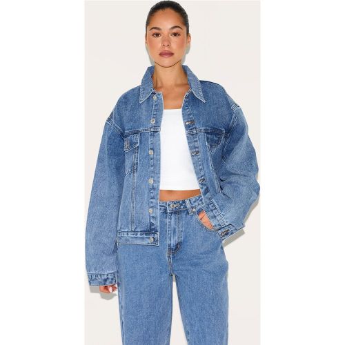 Veste oversize classique en jean - PrettyLittleThing - Modalova