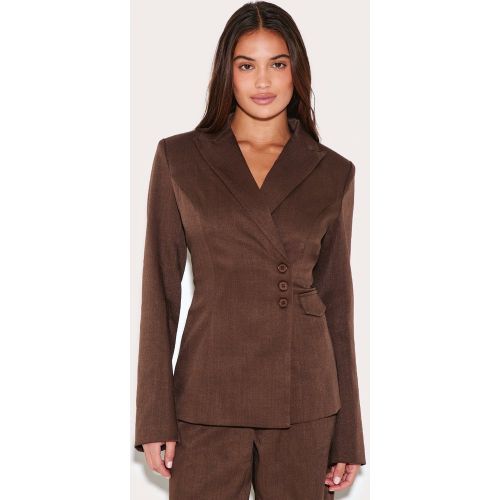 Blazer de tailleur tissé à taille cintrée - PrettyLittleThing - Modalova