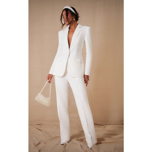 Blazer cintré tissé deluxe - PrettyLittleThing - Modalova