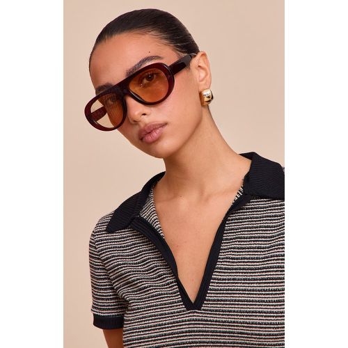 Jeepers Peepers Lunettes de soleil rondes, aviateur, massives - PrettyLittleThing - Modalova