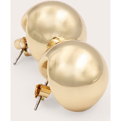Boucles d'oreilles rondes épaisses biseautées - PrettyLittleThing - Modalova