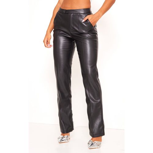 Pantalon droit à détail pinces - PrettyLittleThing - Modalova