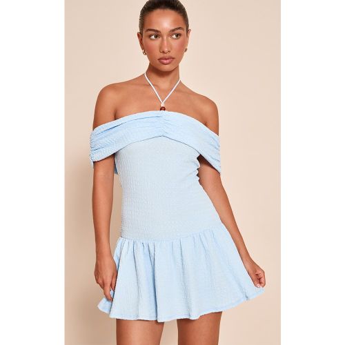 Robe texturée à dos nu et empiècement | Taille 38 - PrettyLittleThing - Modalova