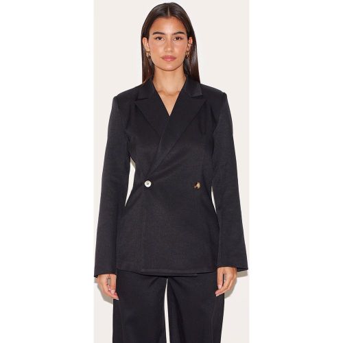 Blazer de tailleur ajusté tissé deluxe à taille cintrée - PrettyLittleThing - Modalova