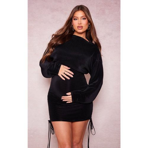 Maternité Mini robe de grossesse moulante plissée - PrettyLittleThing - Modalova