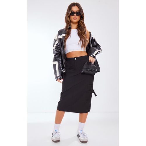 Jupe mi-longue cargo en ripstop - PrettyLittleThing - Modalova