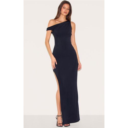 Robe longue en Sculpt mat à col asymétrique - PrettyLittleThing - Modalova