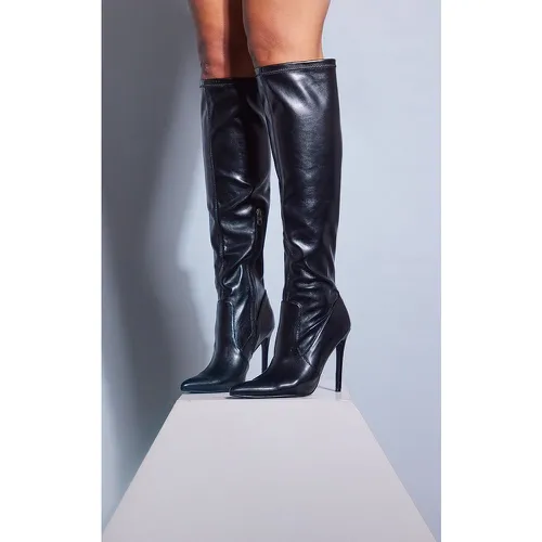 Bottes pointues en PU à talon aiguille - PrettyLittleThing - Modalova