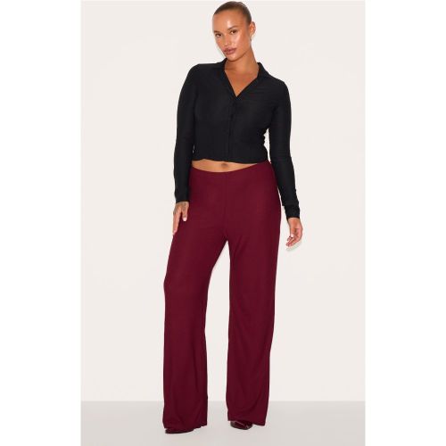 Plus Pantalon droit doux - PrettyLittleThing - Modalova