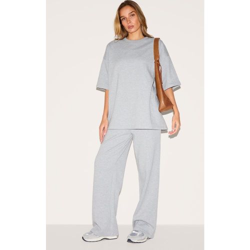 Pantalon large en jersey à taille mi-haute - PrettyLittleThing - Modalova