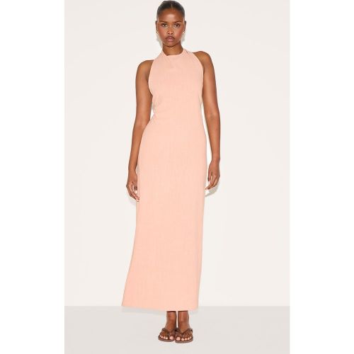 Robe longue texturée à dos rond - PrettyLittleThing - Modalova