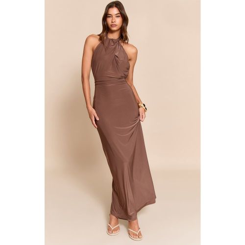 Robe longue doublée moulante à dos nu - PrettyLittleThing - Modalova