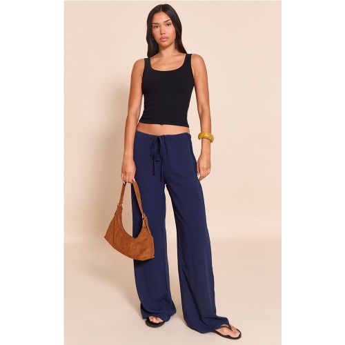 Pantalon fluide à taille fine et cordons ajustables - PrettyLittleThing - Modalova