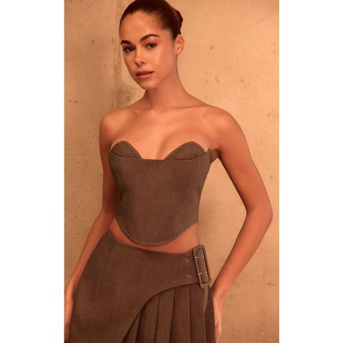PLT Label Corset de tailleur à détails au buste - PrettyLittleThing - Modalova