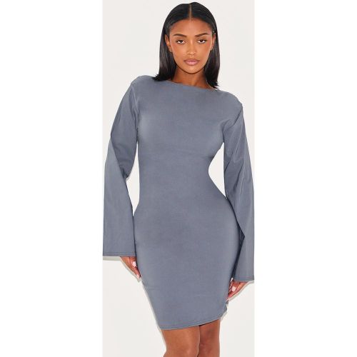 Shape Mini robe tissée stretch à col bateau et taille froncée - PrettyLittleThing - Modalova