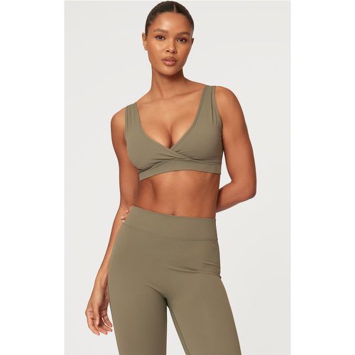 Brassière de sport en Sculpt croisée devant - PrettyLittleThing - Modalova