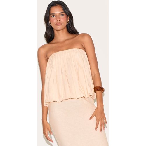 Top bustier long froncé - PrettyLittleThing - Modalova