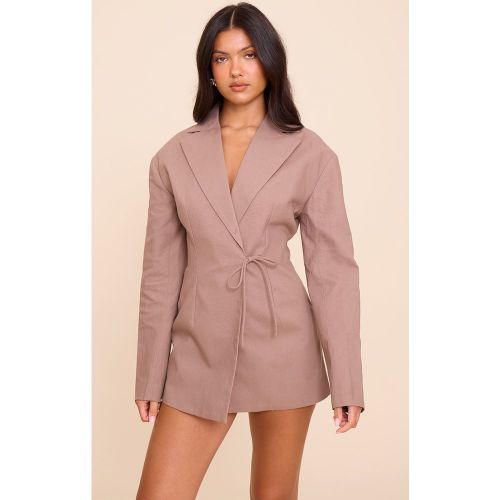 Combishort cache-coeur tissé style blazer - PrettyLittleThing - Modalova