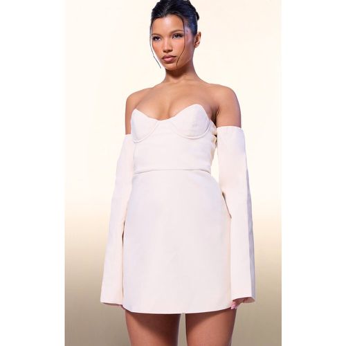 Label PLT Mini-robe de tailleur droite à détail sur le buste - PrettyLittleThing - Modalova