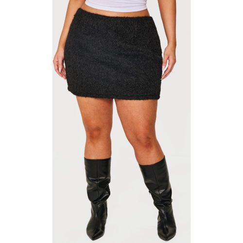 Plus Mini-jupe en effet laine - PrettyLittleThing - Modalova