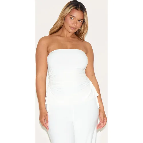 Shape Top bustier long froncé - PrettyLittleThing - Modalova