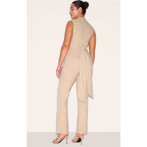 Shape Combinaison de tailleur large tissée stretch à col montant - PrettyLittleThing - Modalova