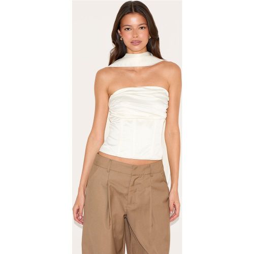 Corset froncé à foulard - PrettyLittleThing - Modalova