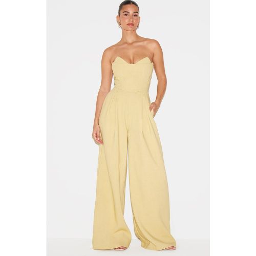 PLT Label Combinaison de tailleur large à détail corset au buste - PrettyLittleThing - Modalova