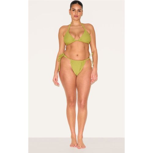 Plus Bas de maillot de bain tanga basique noué sur les côtés - PrettyLittleThing - Modalova
