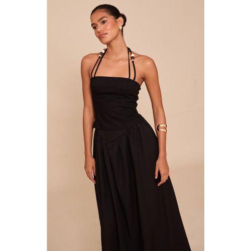 Top long à dos nu et perles - PrettyLittleThing - Modalova
