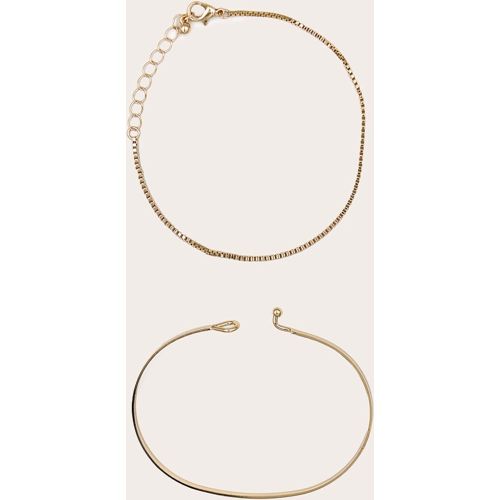 Lot de bracelets jonc et en chaîne fine - PrettyLittleThing - Modalova