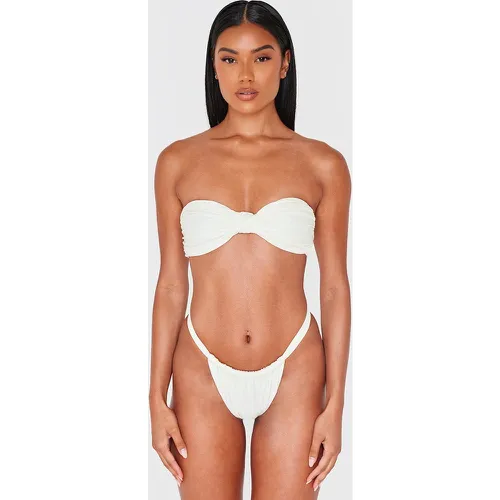 Haut de maillot de bain bandeau noué devant - PrettyLittleThing - Modalova