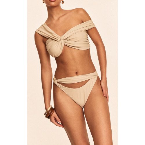 Bas de maillot de bain froncé à bride sur la taille - PrettyLittleThing - Modalova