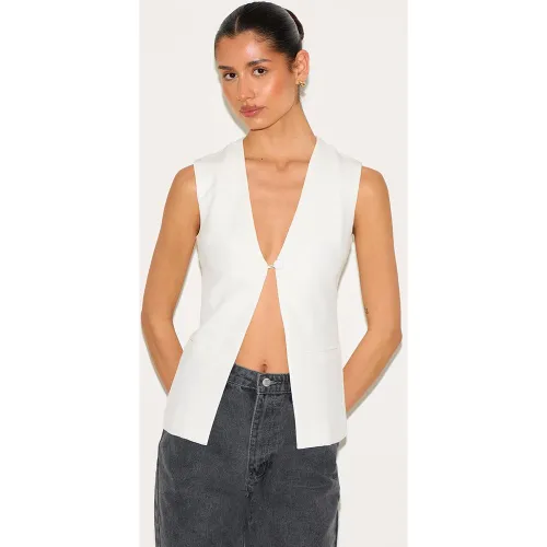 Tall Gilet long sans manches - PrettyLittleThing - Modalova