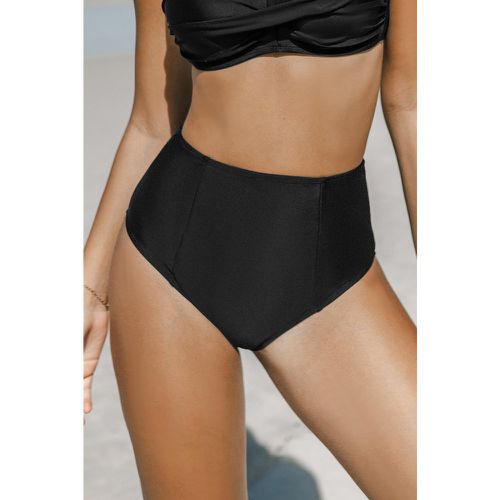 Bas de bikini taille haute à couverture complète rétro - CUPSHE - Modalova