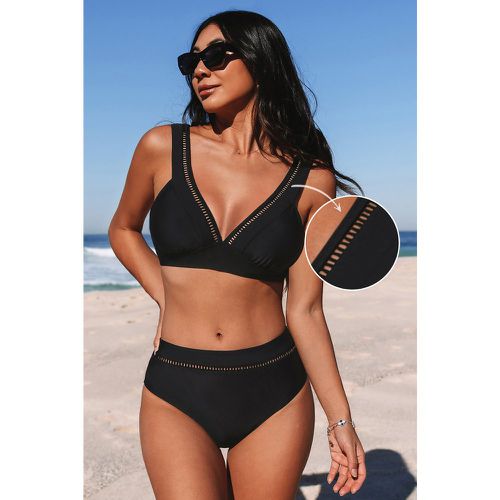 Bikini à bordures en échelle et bas standard - CUPSHE - Modalova