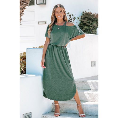 Robe midi à épaules dénudées en jersey - CUPSHE - Modalova