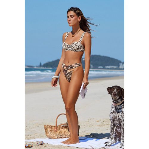 Bikini à armature avec bas haut recyclé - CUPSHE - Modalova